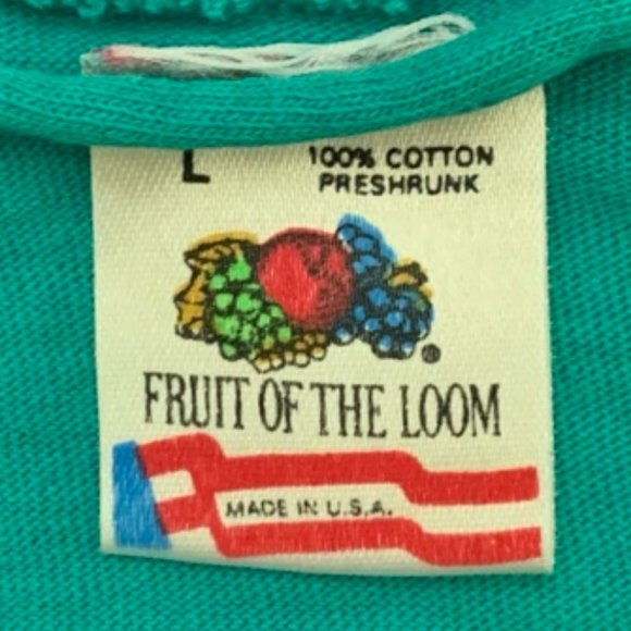 Vintage 90s Thrashed Monroe Teal Single Stitch Tee Retro 1990s Emblem Ba… - Picture 8 of 16